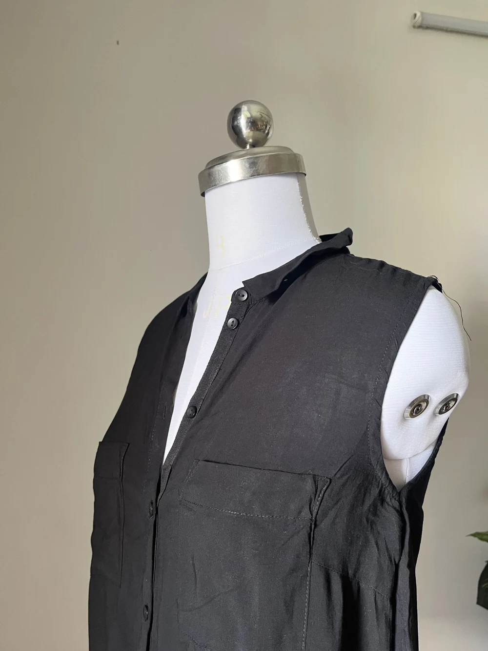 Black shirt top  thumbnail view 5