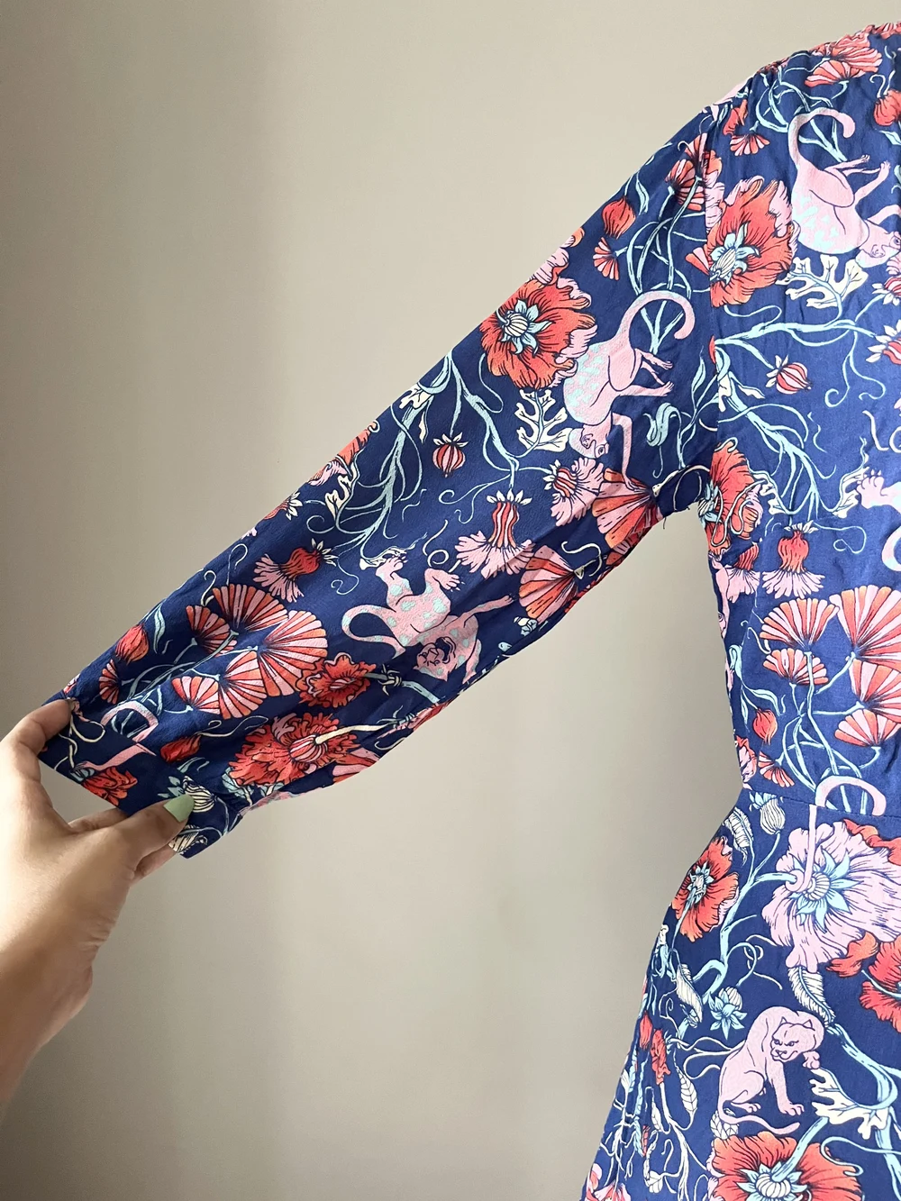 Floral wrap dress  thumbnail view 4