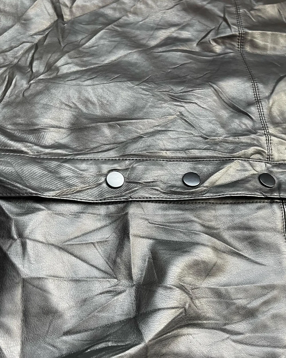 Leather midi skirt  thumbnail view 5