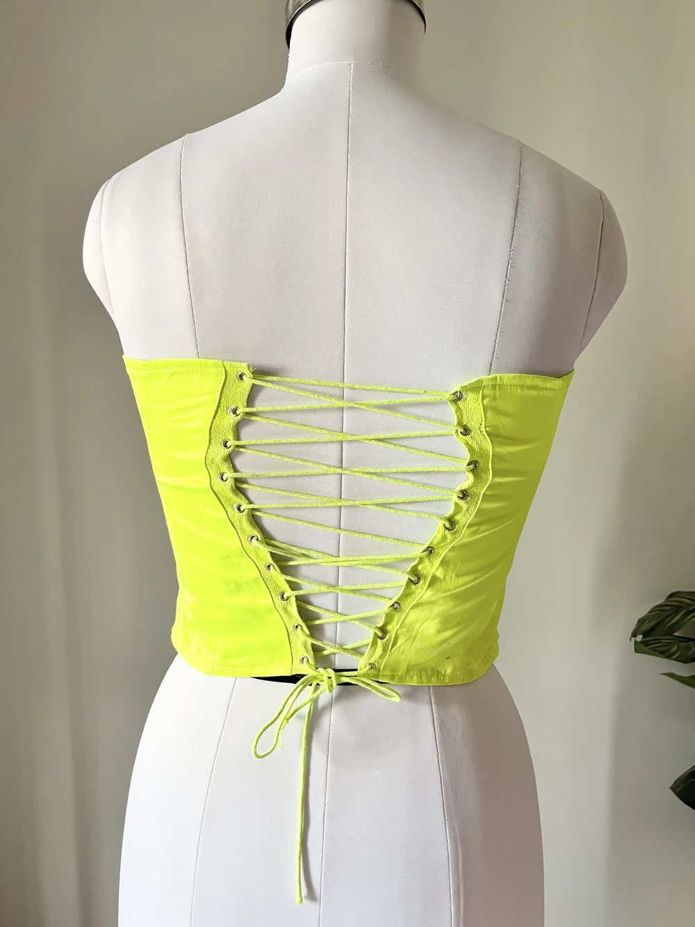 Neon tube corset top thumbnail view 2