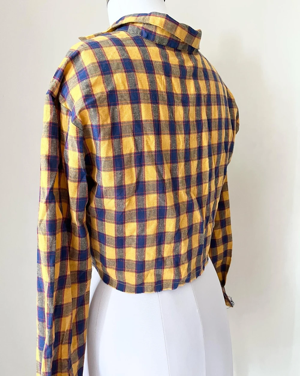 Yellow Checkered shirt  thumbnail view 4
