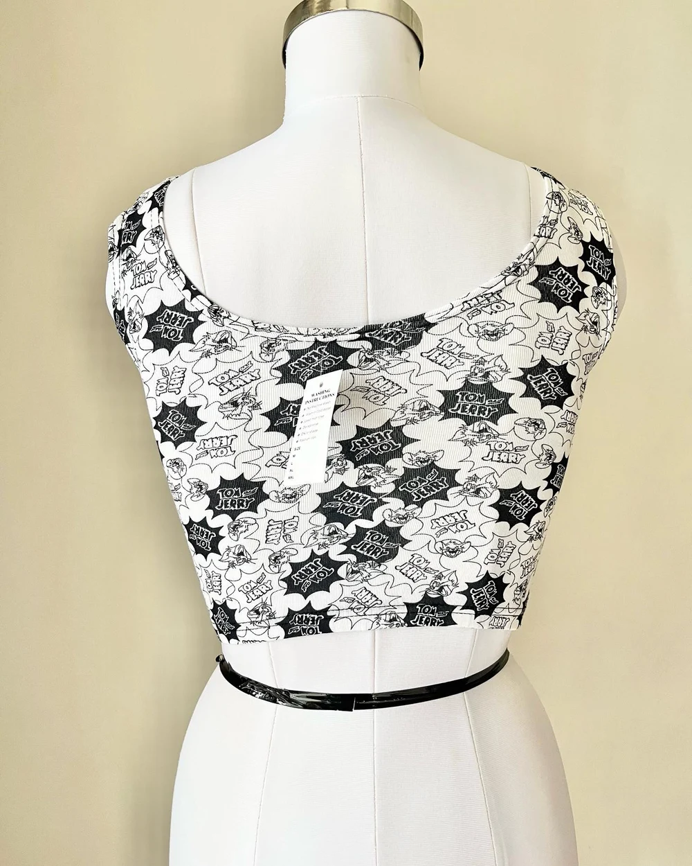 Cartoon printed anime tank top  thumbnail view 4
