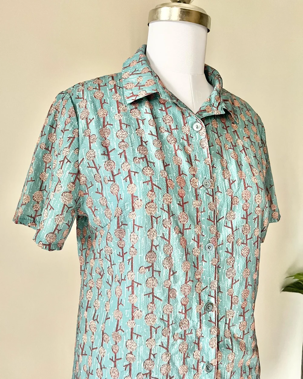 Printed blue shirt (unisex)  thumbnail view 4
