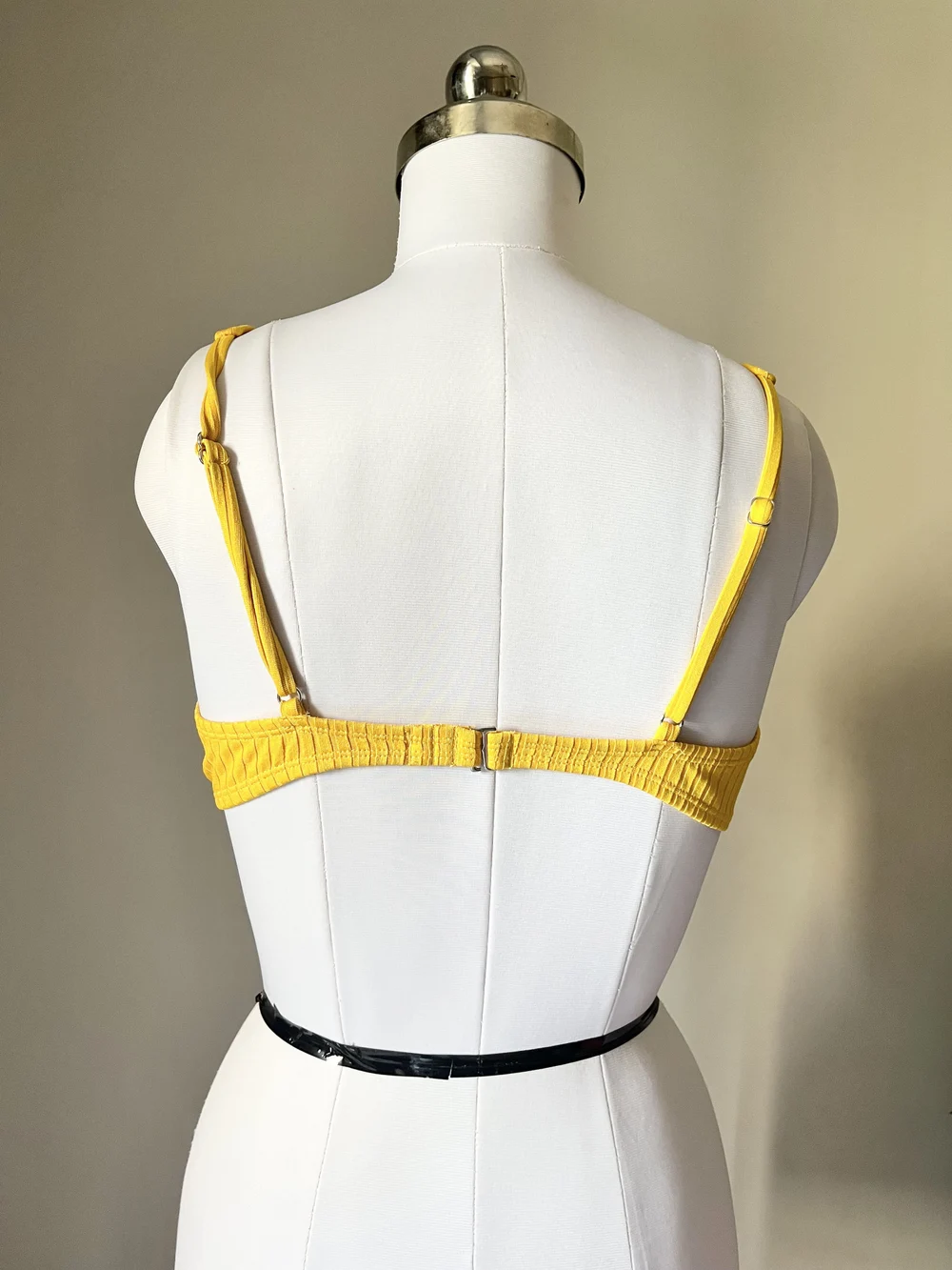 Yellow knot bikini top  thumbnail view 4