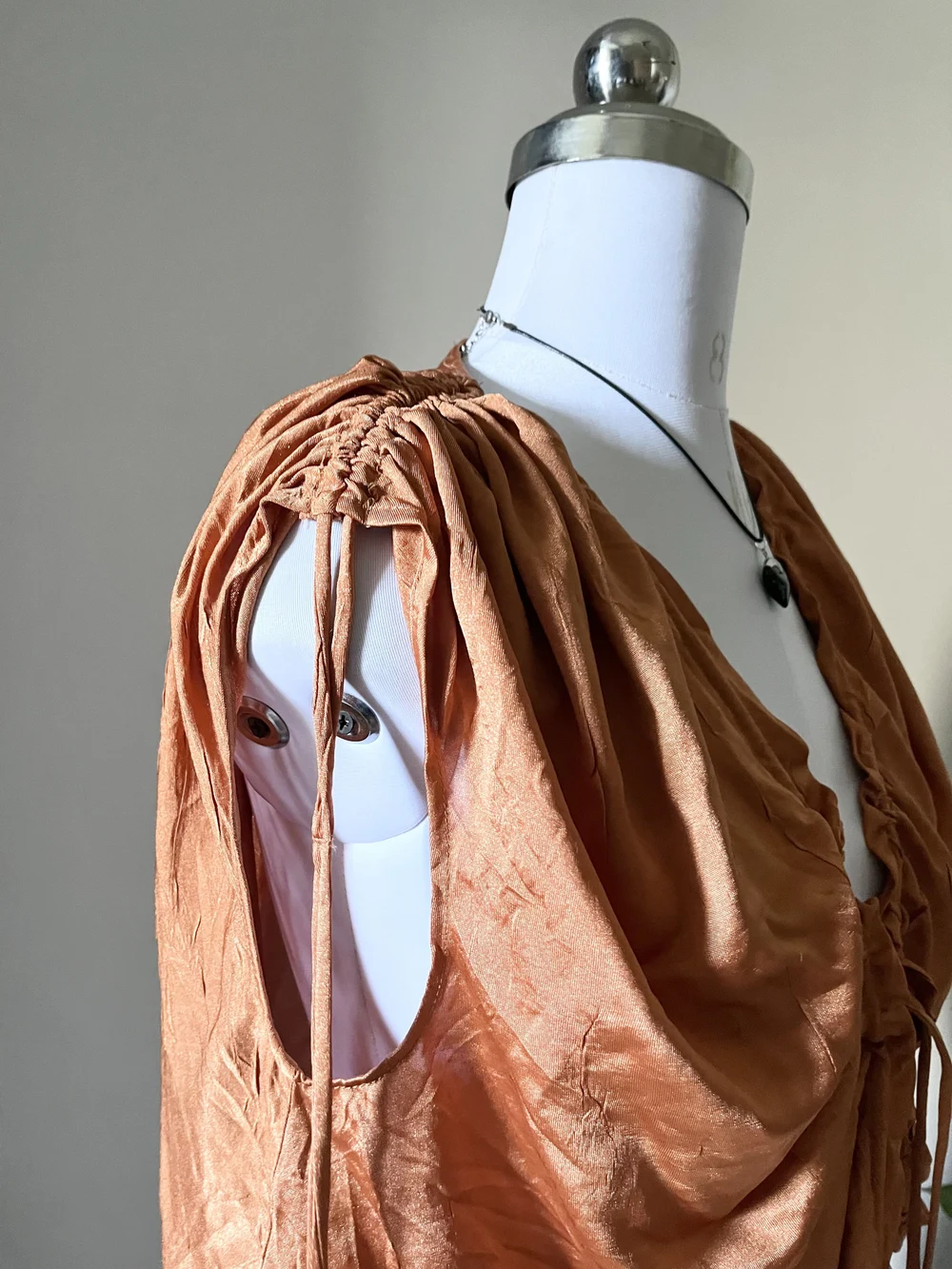 Orange Shrug style top  thumbnail view 4