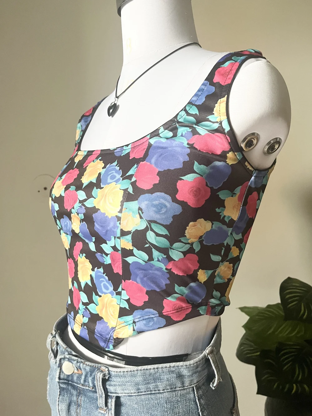 Floral corset top  thumbnail view 3