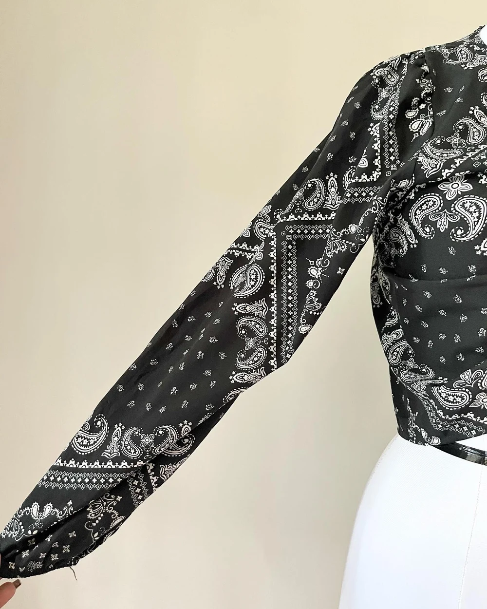 Paisley print top  thumbnail view 3