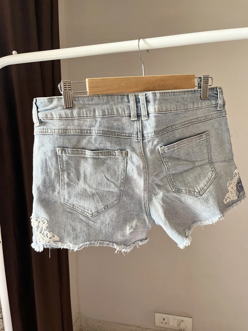Patchwork Denim shorts thumbnail view 5