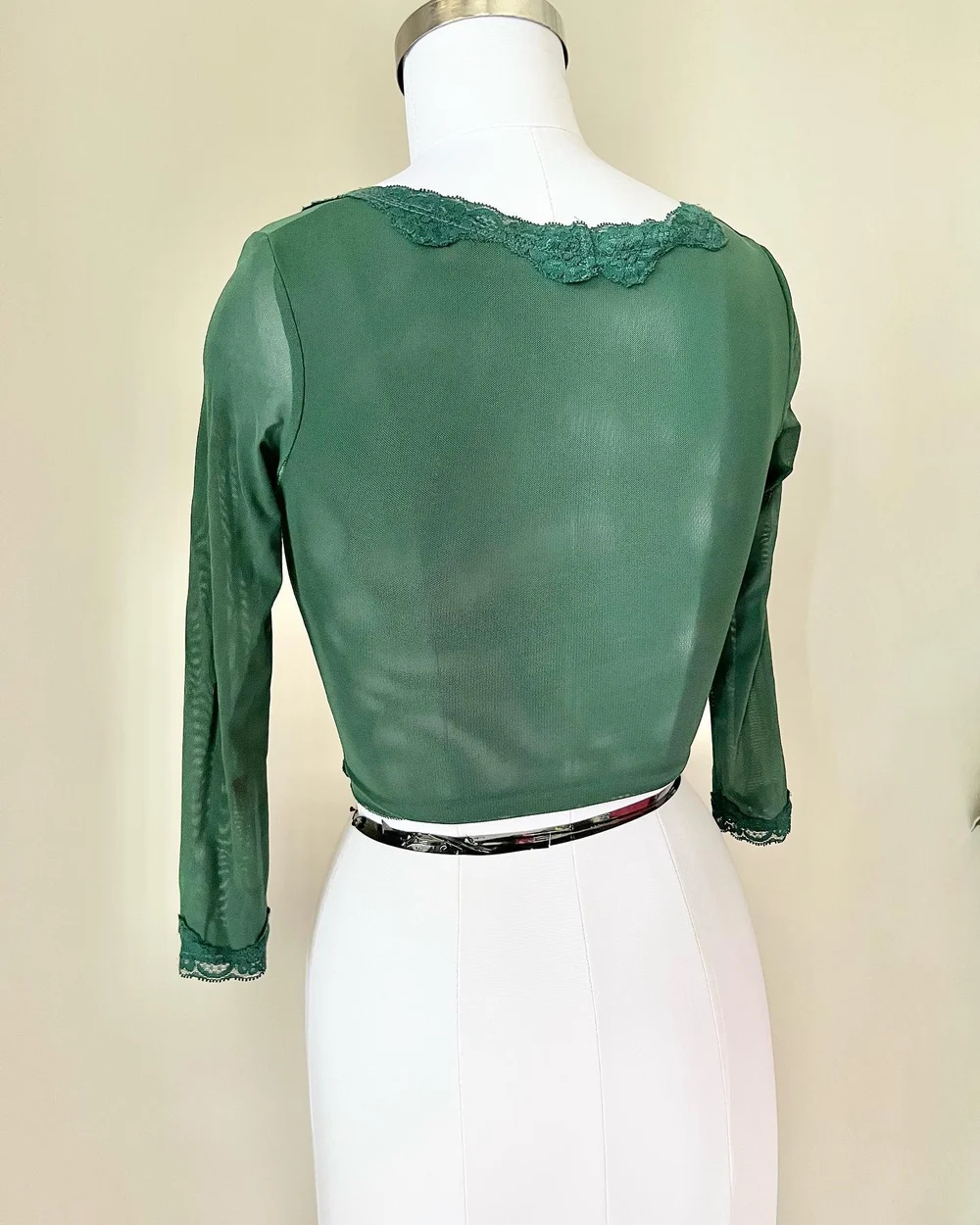 Green mesh top  thumbnail view 5