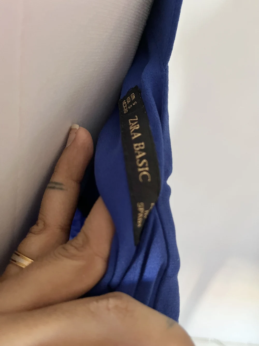 Electric blue top thumbnail view 5
