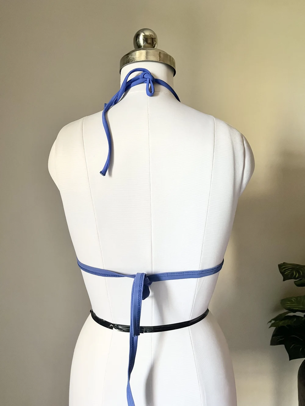 Blue Tiered Bikini top  thumbnail view 4