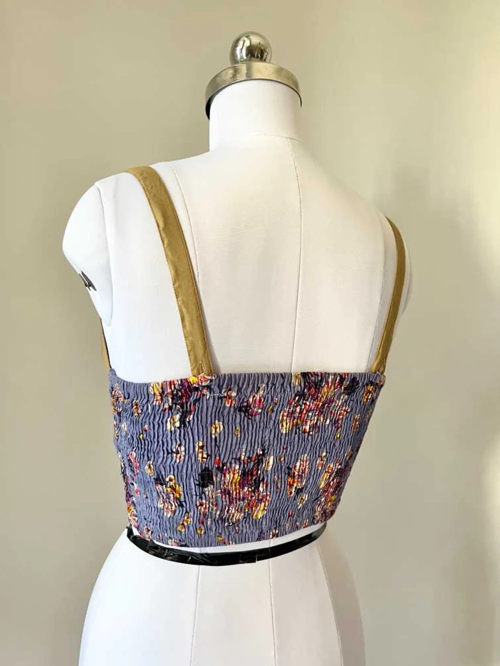 Printed corset top  thumbnail view 4