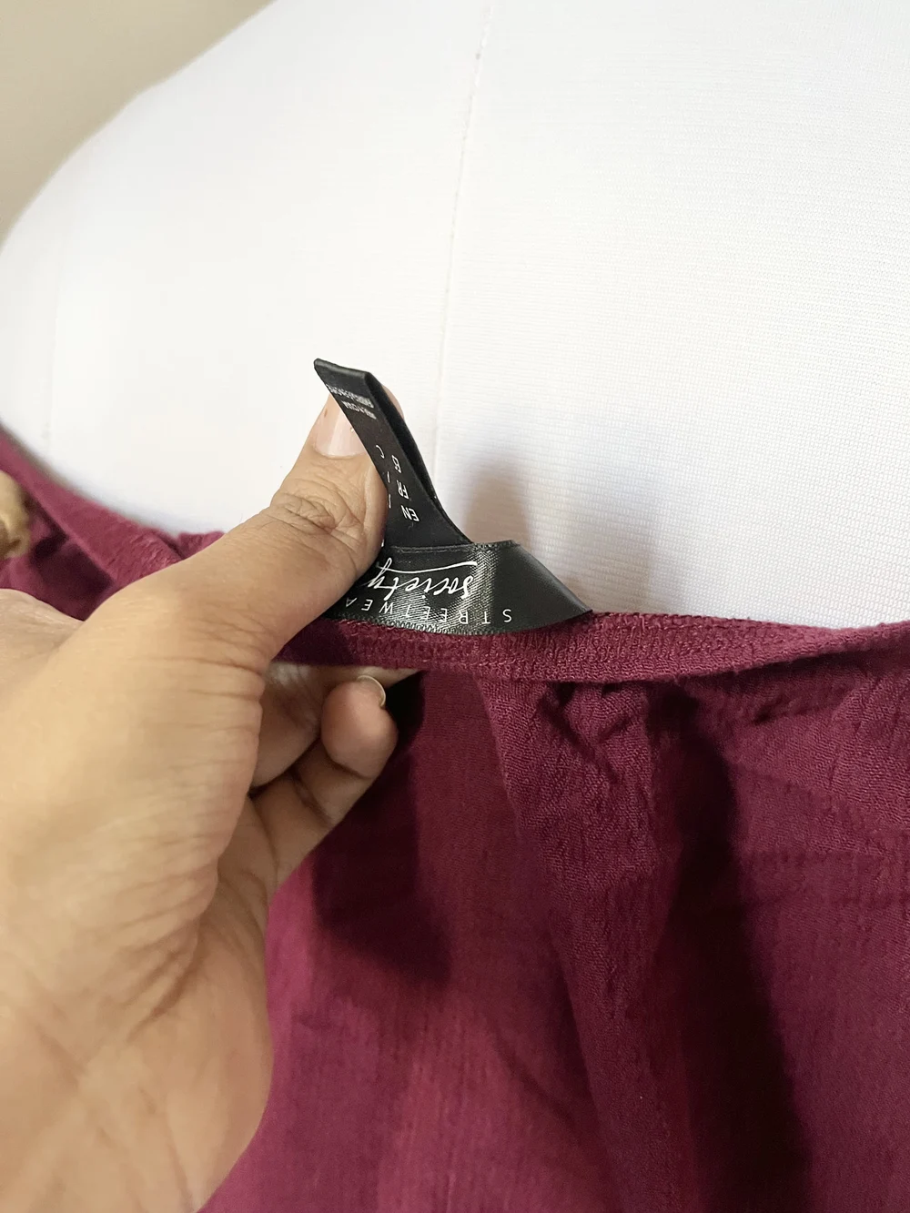 Off shoulder slit sleeves top  thumbnail view 3