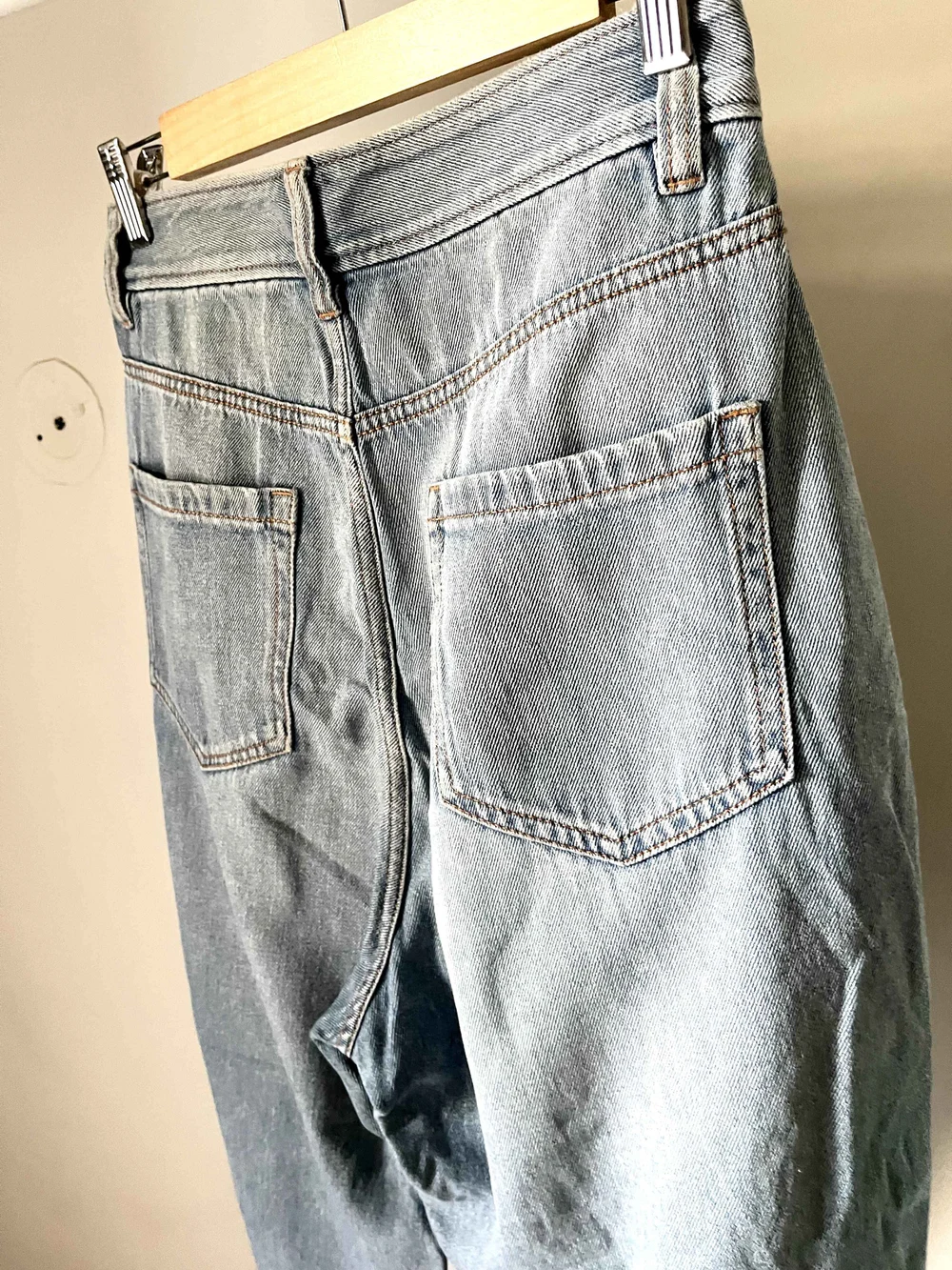 Blue superhighwaist Denim thumbnail view 5