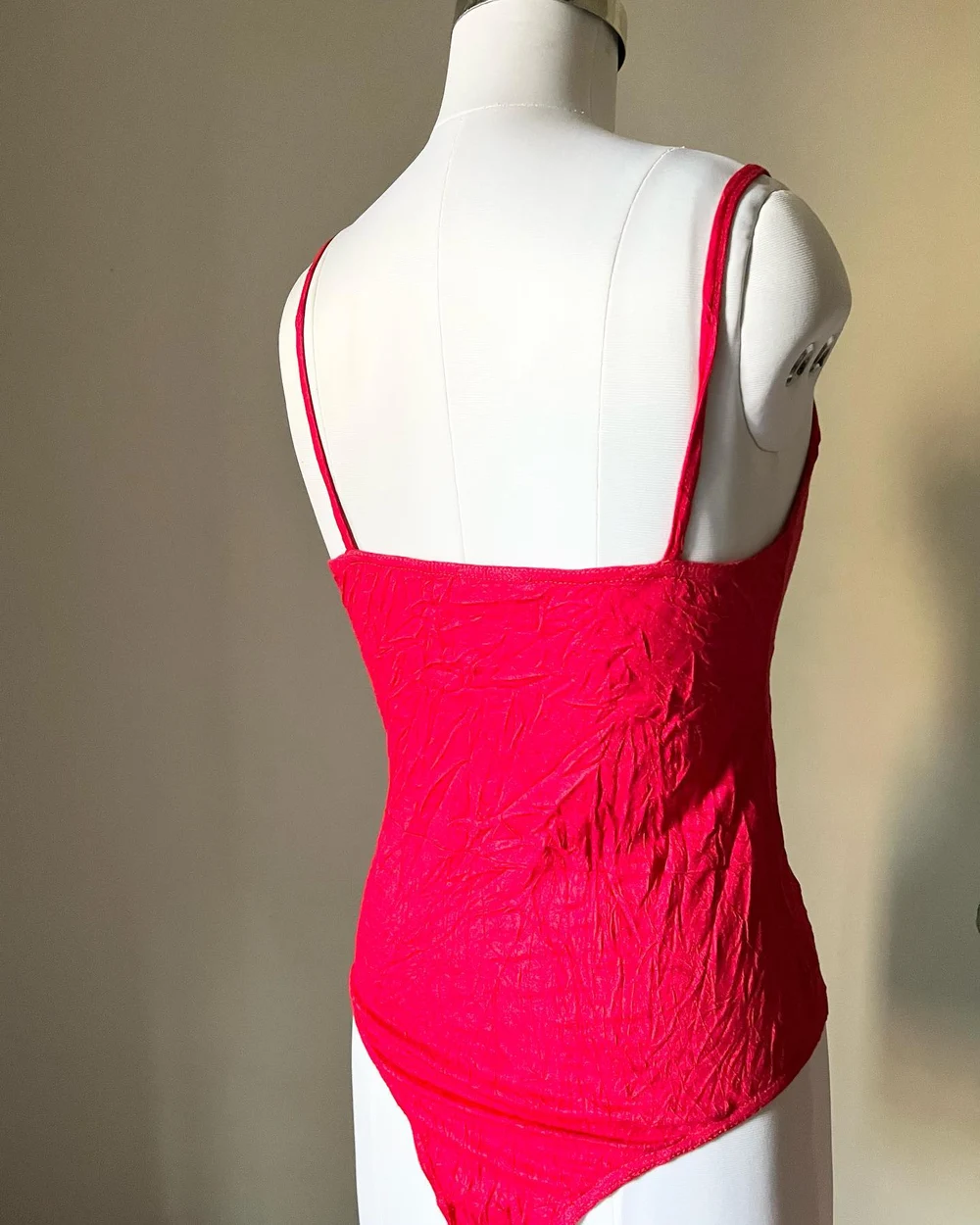 Red Criss-cross bodysuit  thumbnail view 4