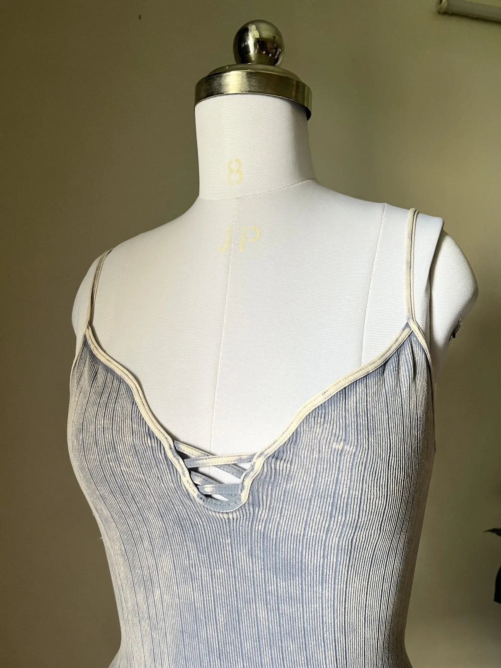 Acid blue tank top  thumbnail view 3