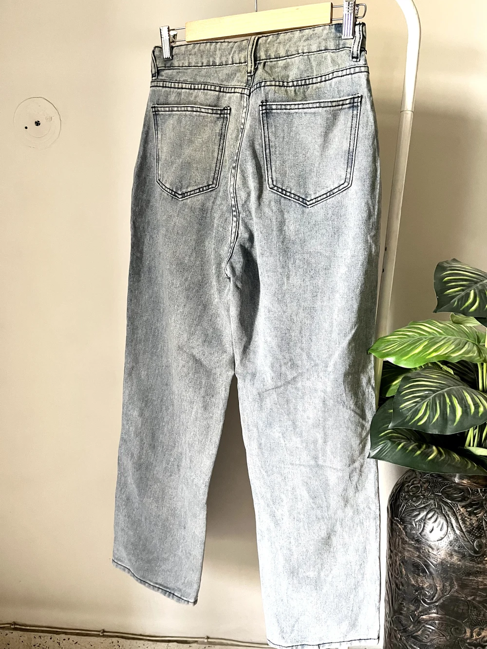 Blue Cargo style denim  thumbnail view 6