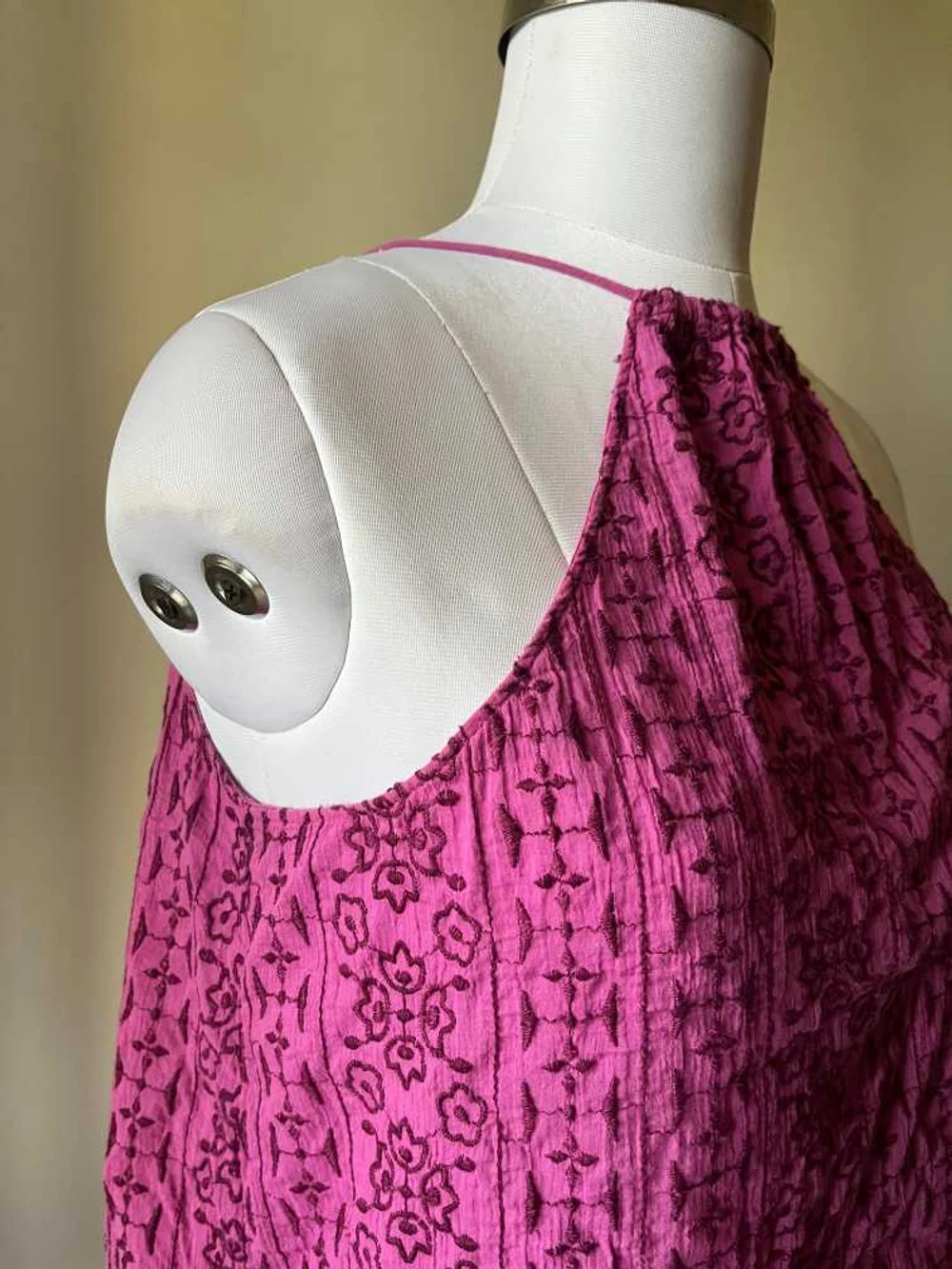 Embroided purple top thumbnail view 2