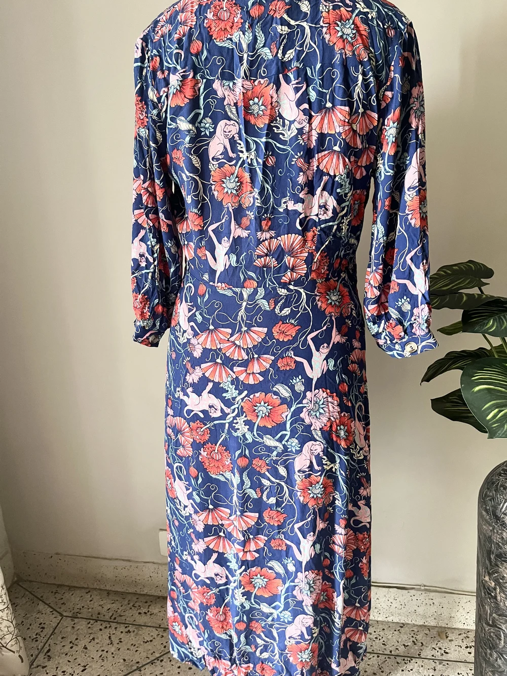 Floral wrap dress  thumbnail view 3