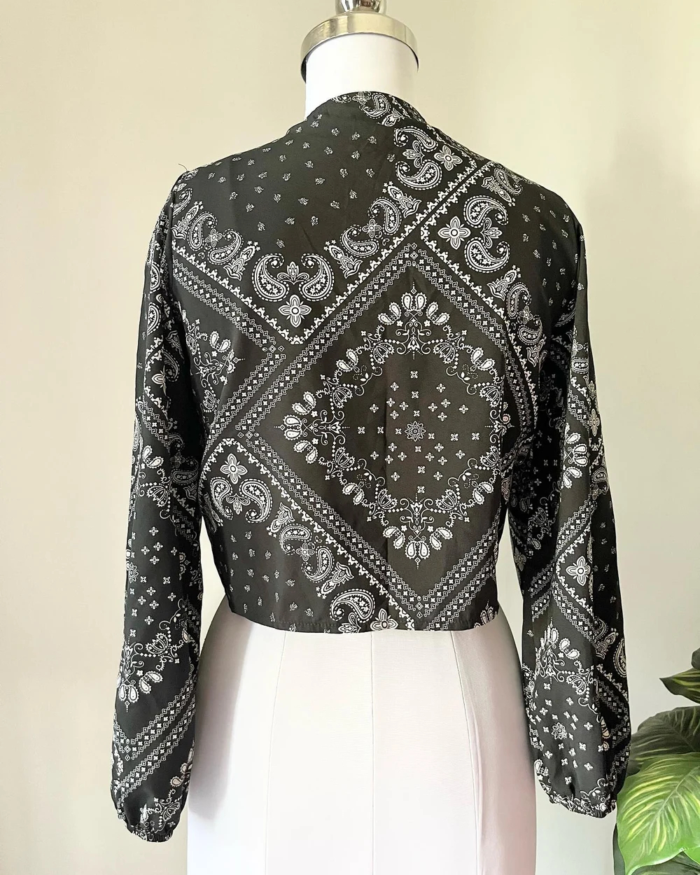 Paisley print top  thumbnail view 2
