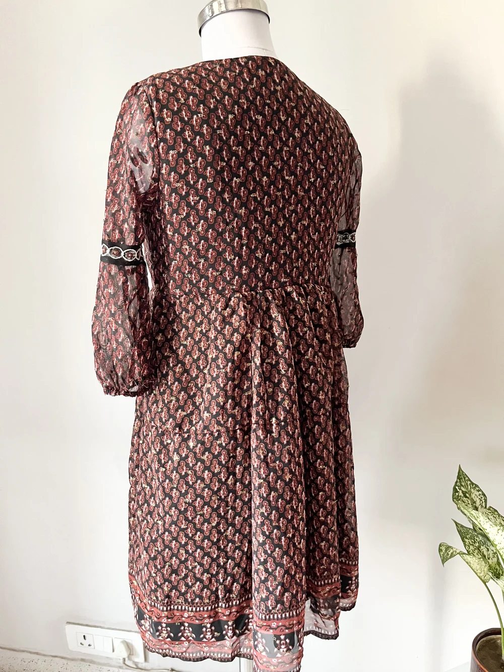 Boho aztec print dress thumbnail view 2