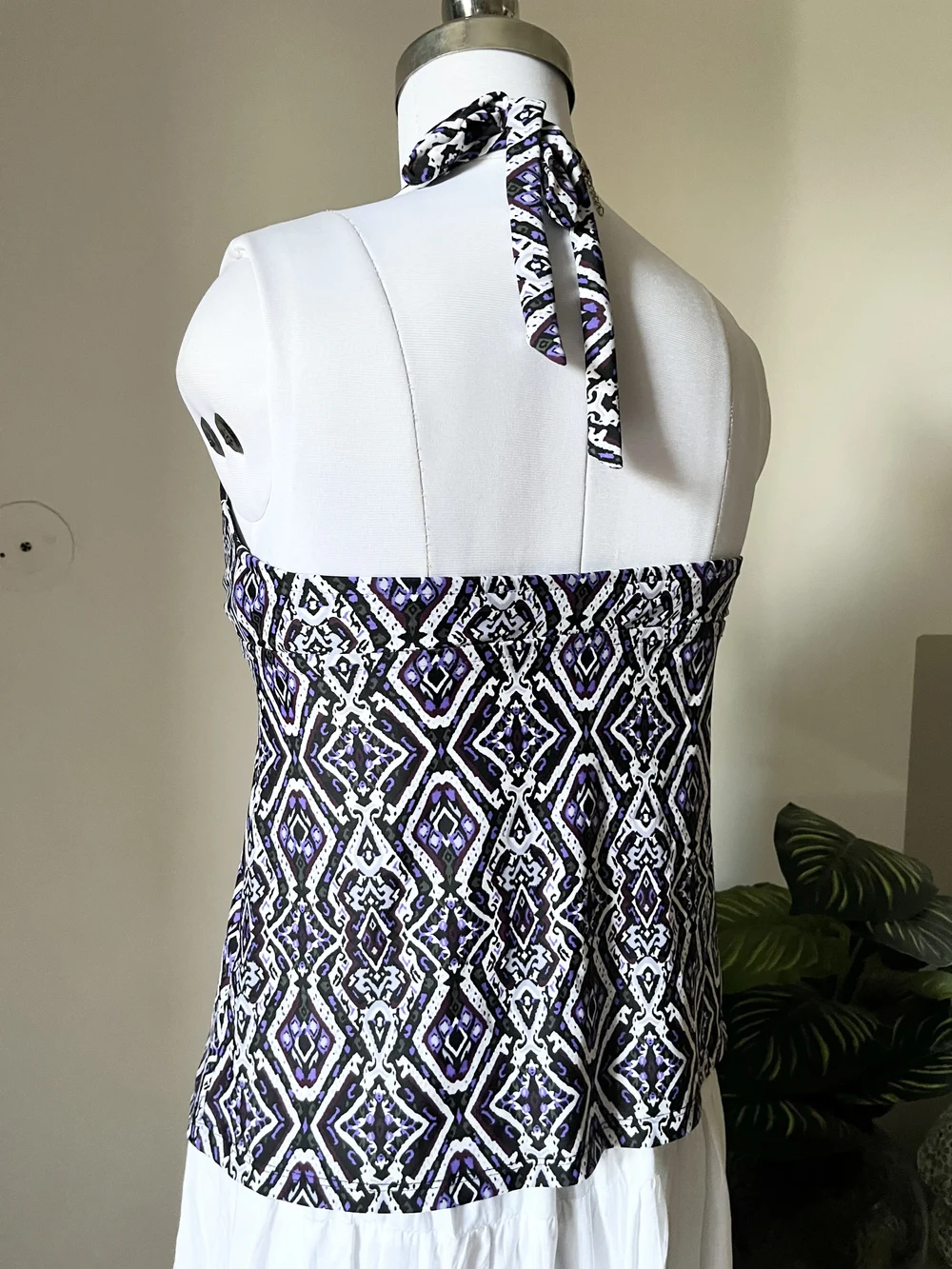 y2k Halter neck padded top  thumbnail view 6