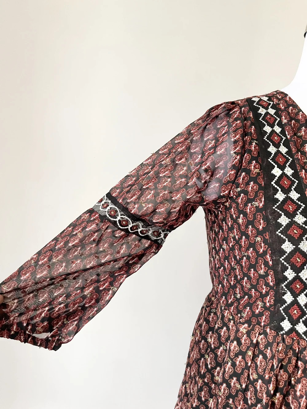 Boho aztec print dress thumbnail view 6